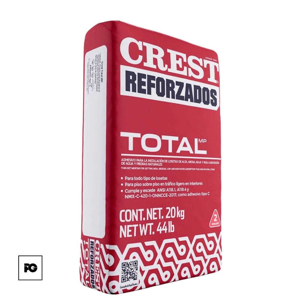 Adhesivo Crest Total color blanco 20 kg. - Imagen 3
