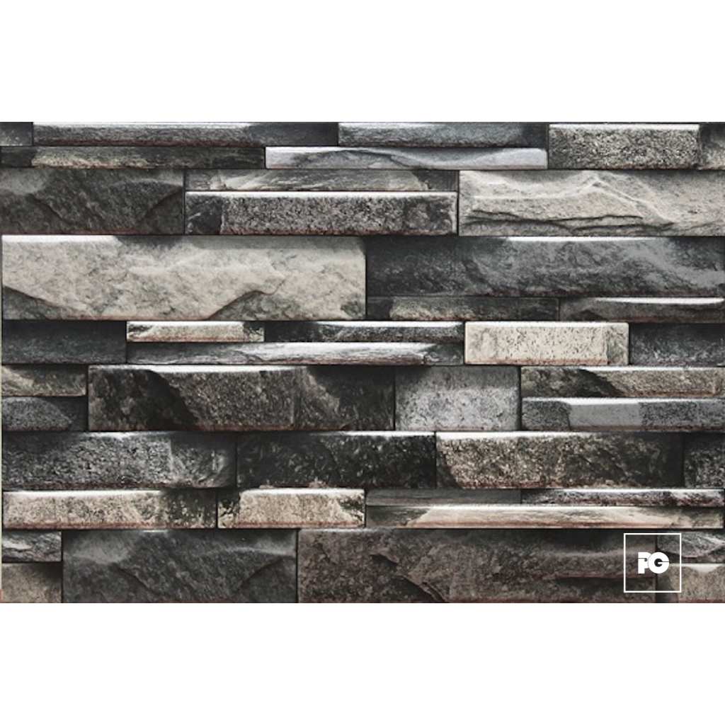 Contemporary freestanding fireplace with a glass front burning logs