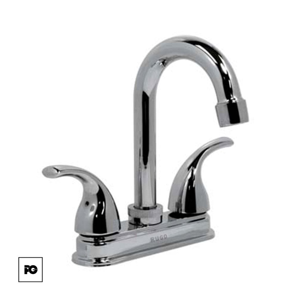Mezcladora para lavabo con manerales Geminis, modelo 24-IG.
