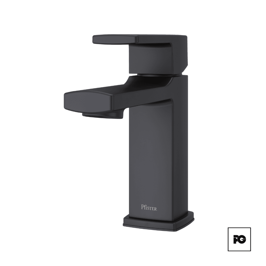 Monomando para lavabo, modelo Deckard negro