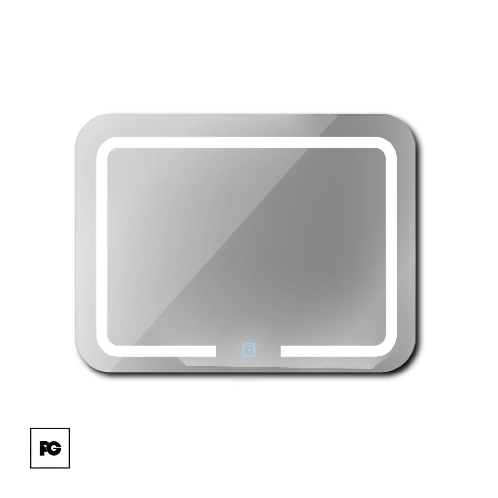 Espejo de luz LED para baño 80x60 modelo Bolonia.