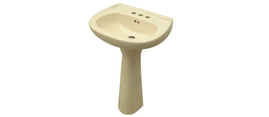 Lavabo y Pedestal Jazmin Marfil