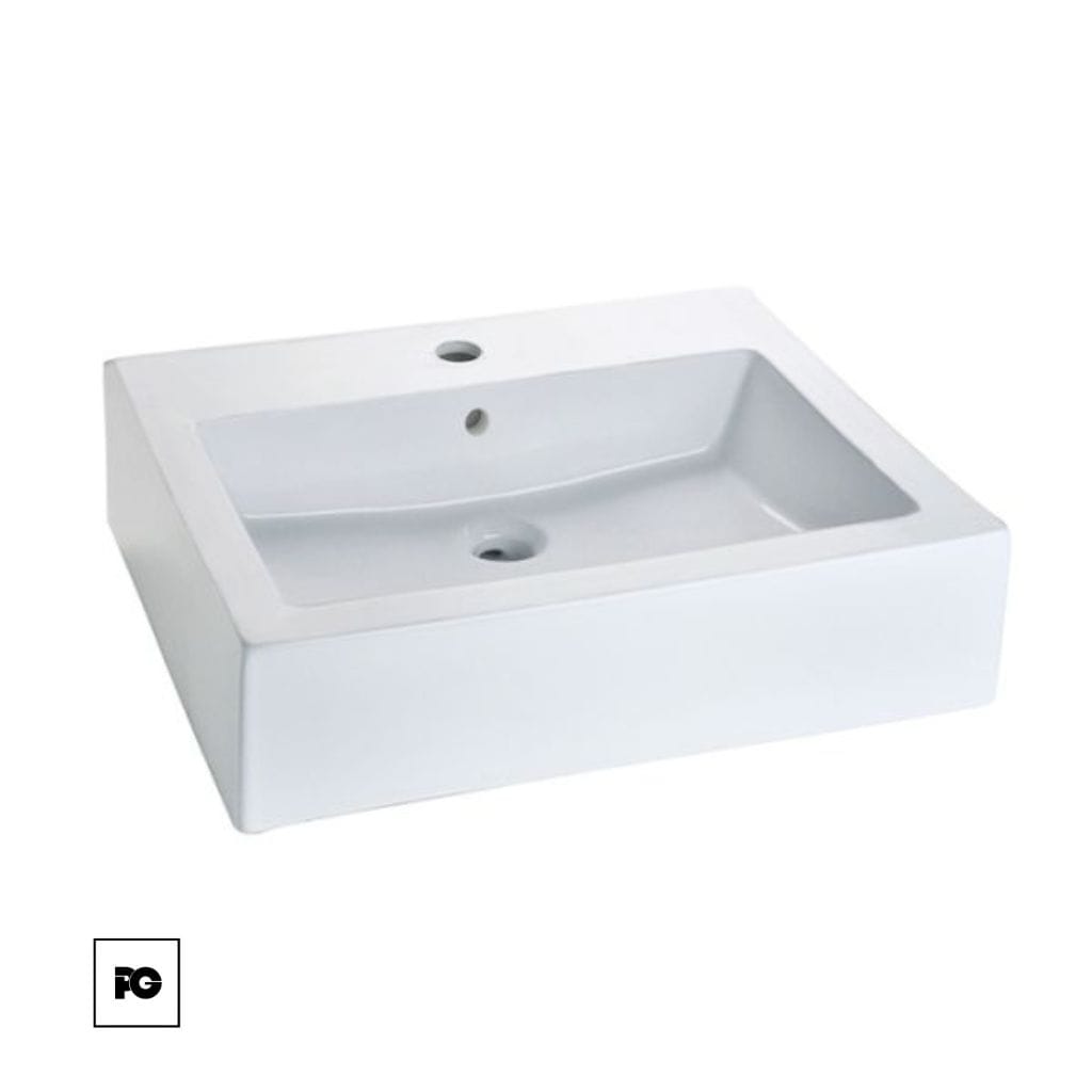Lavabo de sobreponer blanco Futura1.