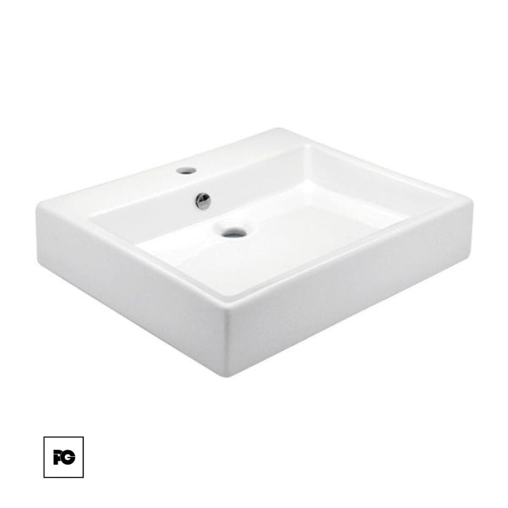 Lavabo de sobreponer blanco Lucerna1.