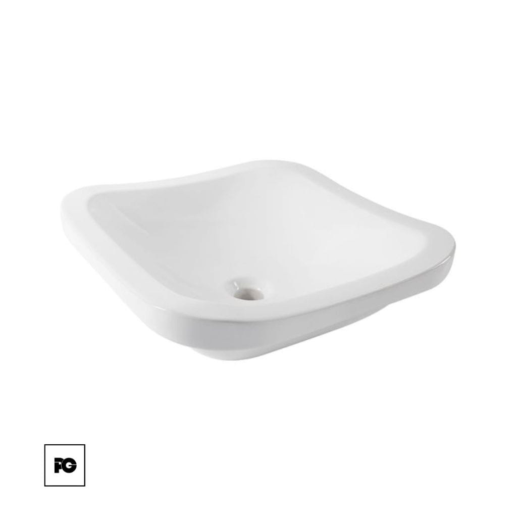 Lavabo blanco sin rebosadero Stala.