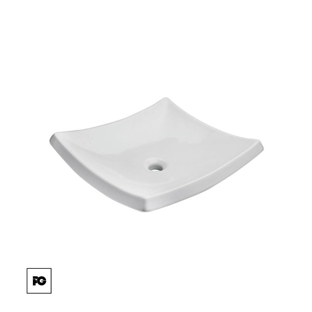 Lavabo de sobreponer blanco Trazzo.