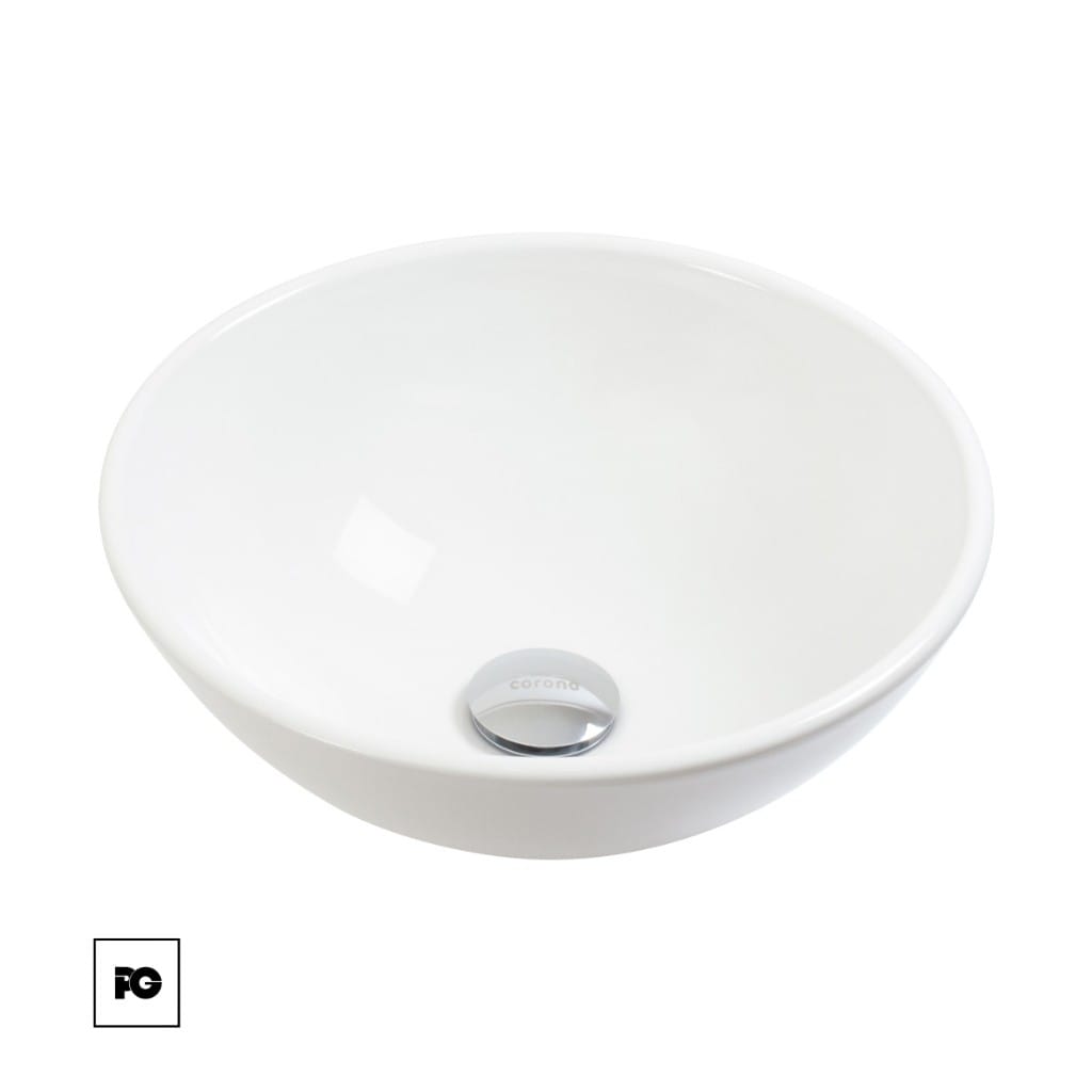 Lavamanos tipo bowl blanco modelo Spazio.
