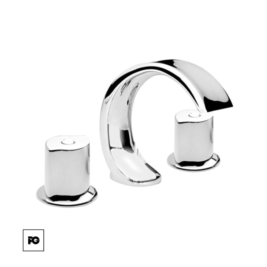 Mezcladora para lavabo con desagüe push.