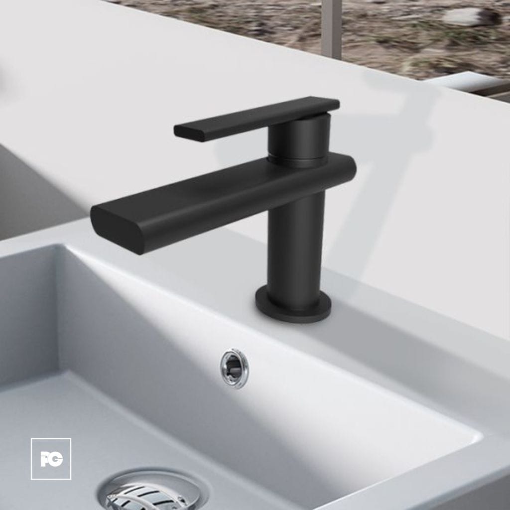 Monomando para lavabo ébano Premier. - Imagen 2
