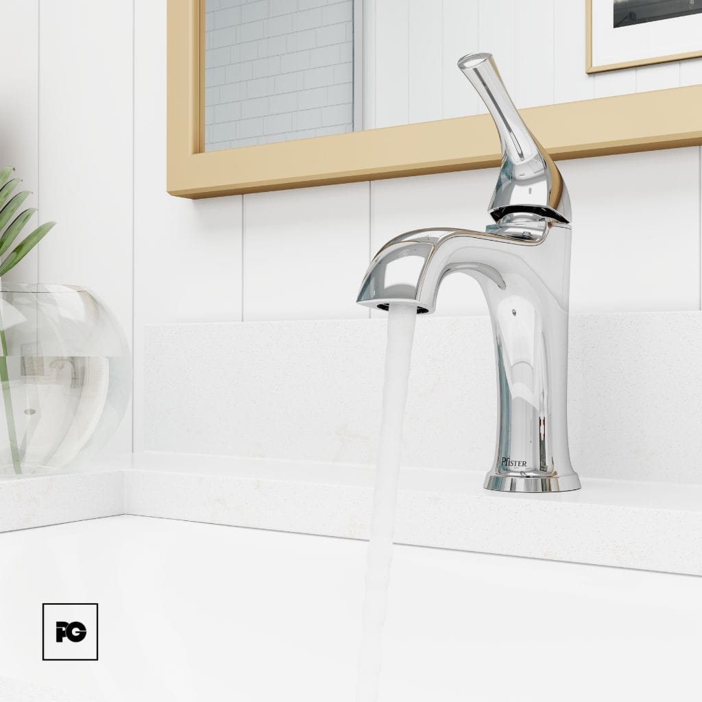 Monomando para lavabo, modelo Ladera cromo. - Imagen 2